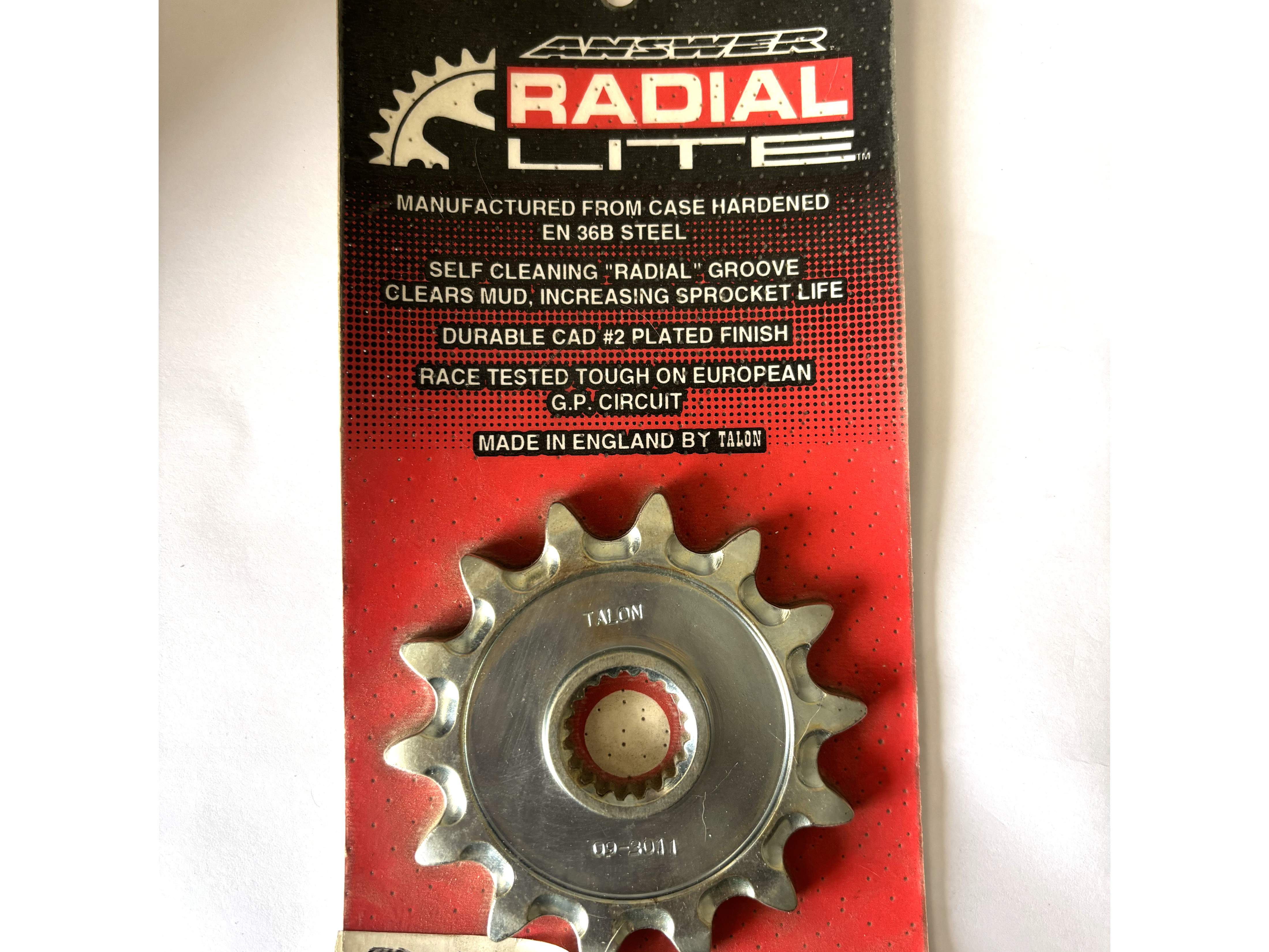 Talon Radial Lite Front Countershaft Sprocket - 14T 520 - For 87-03 Honda CR125R - Click Image to Close