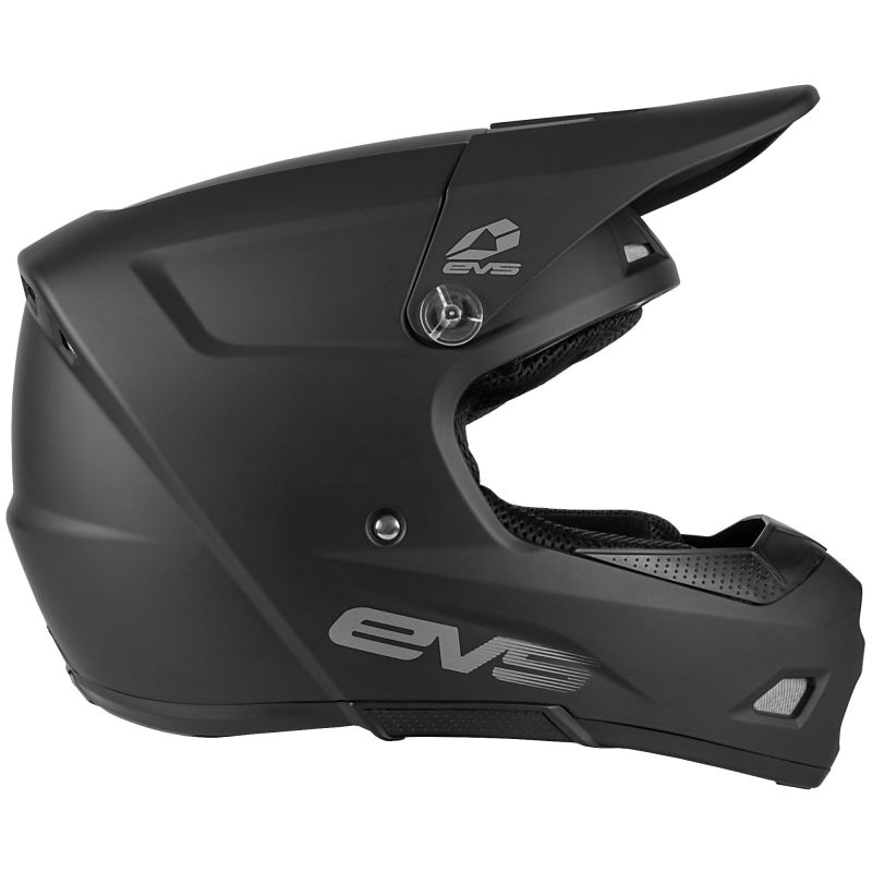 EVS T3 Solid Helmet Matte Black Youth - Large - Click Image to Close