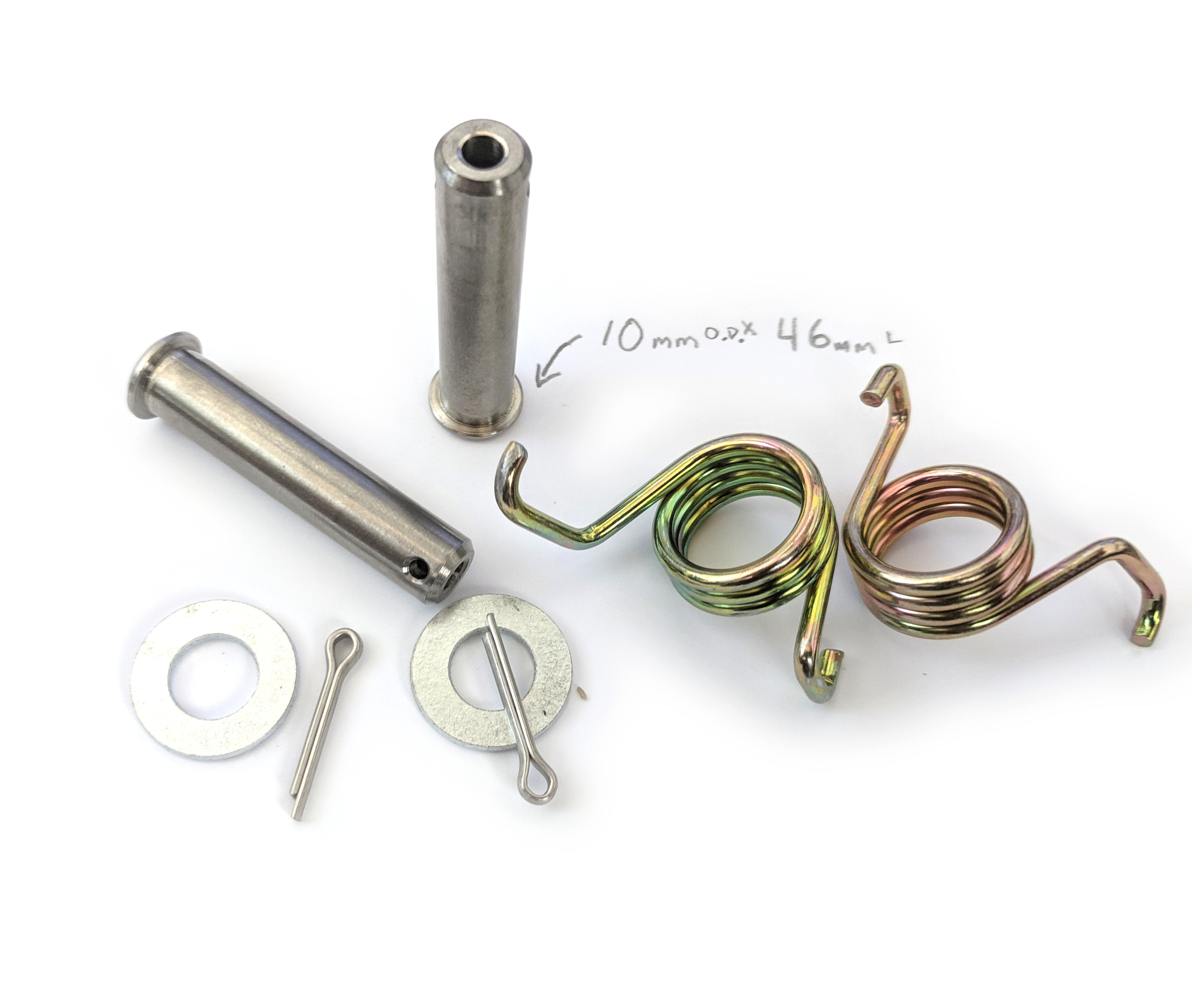 Foot Peg Spring & Pin Kit - For 99+ Yamaha YZ & WR - Click Image to Close