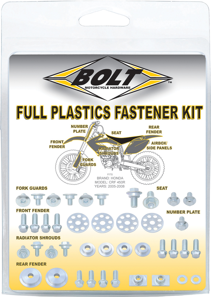 Full Plastic Fastener Kit - For 11-13 KTM SX/F XC/W XCF-W EXC-F - Click Image to Close