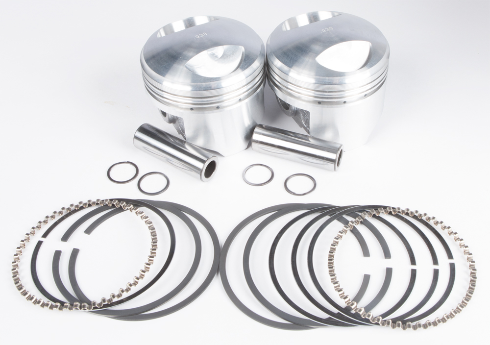 Cast Piston Kit Shovel 80CI 8.3:1 +.030 - Click Image to Close