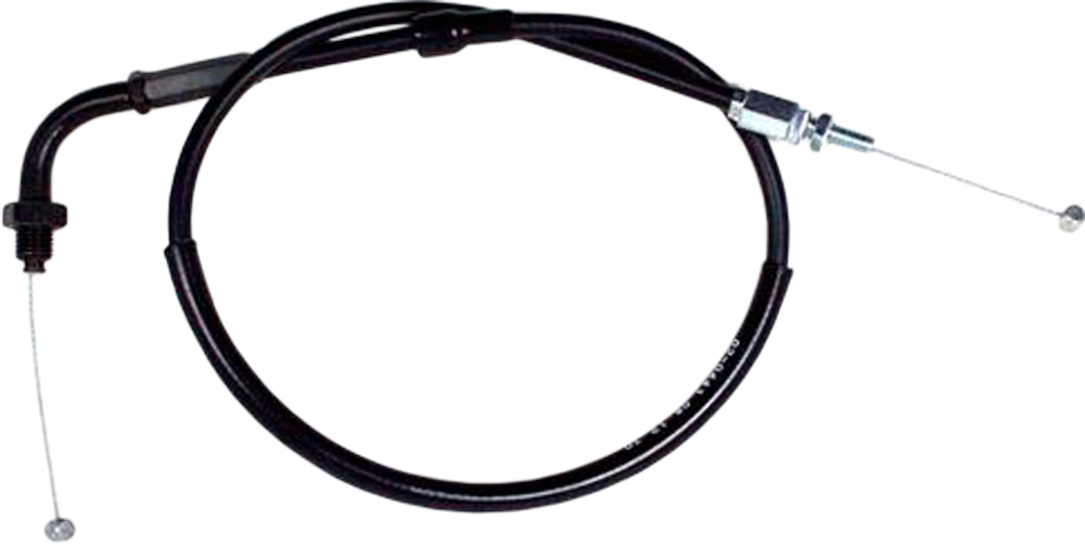 Black Vinyl Throttle Cable - For 01-06 Honda CBR600F4i - Click Image to Close