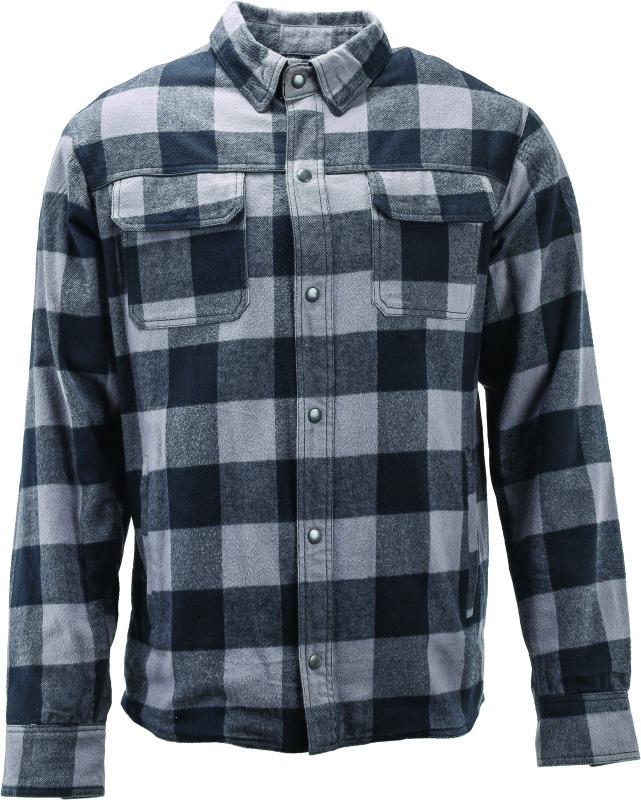 River Road Vise Flannel Moto Shirt - Medium - Click Image to Close