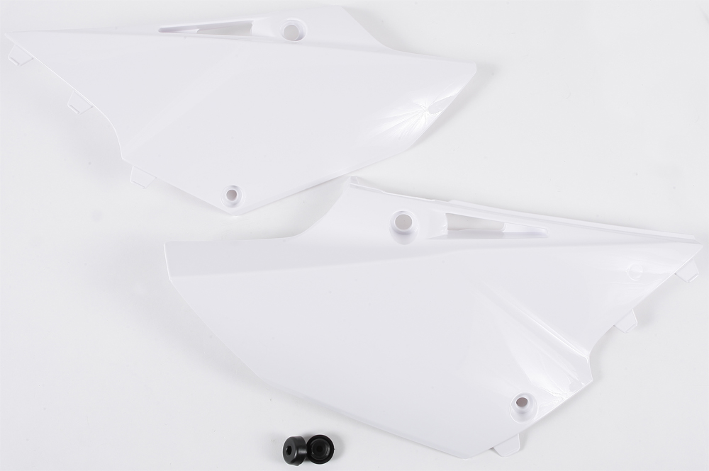 Side Panels - White - For 16-18 Yamaha YZ250X 15-18 YZ125 YZ250 - Click Image to Close