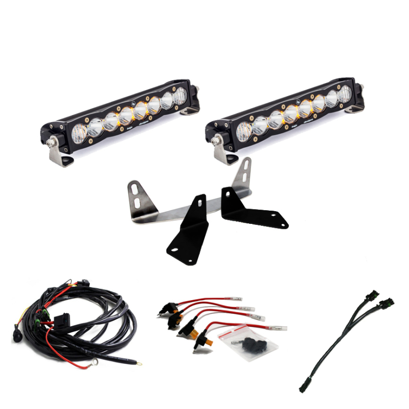 2018+ Ford F-150 Dual S8 Series 10in Light Bar Kit - Click Image to Close