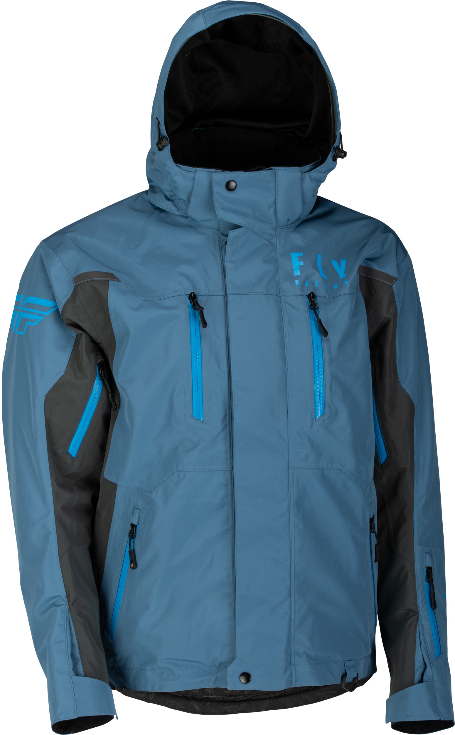 2023 Blue & Gray Incline Snow Jacket - Large - Click Image to Close