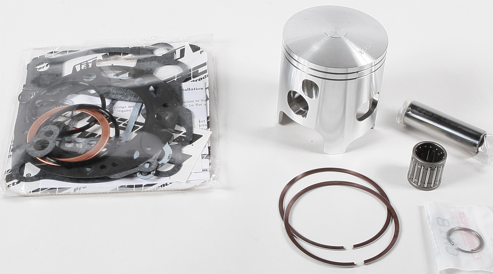 Top End Piston Kit 67.50mm Bore (+1.10mm) - For 93-01 Kawasaki KX250 - Click Image to Close