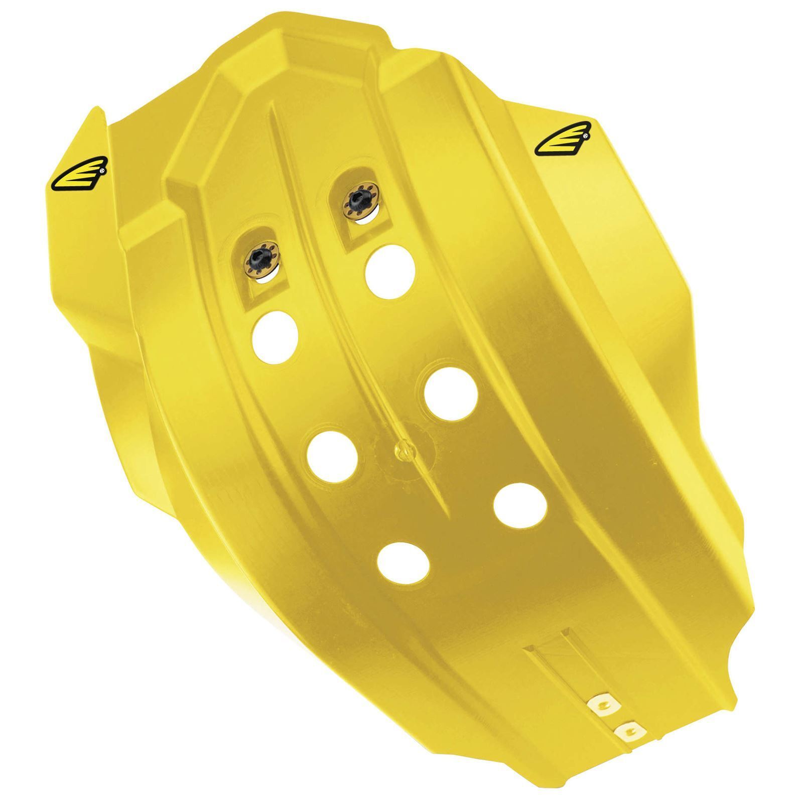 14-17 Yamaha YZ250F/450F Full Armor Skid Plate - Lightning Gold - Click Image to Close