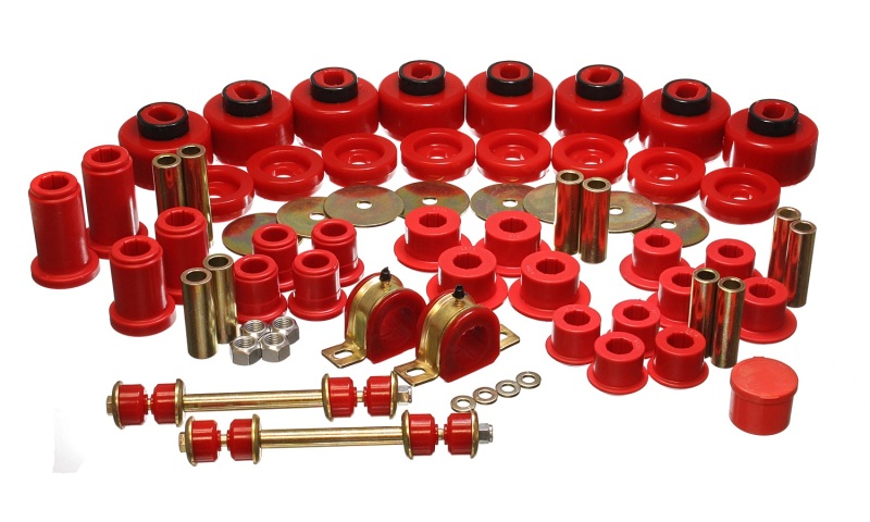 01-06 Chevy Silverado 4WD Red Hyper-flex Master Bushing Set - Click Image to Close