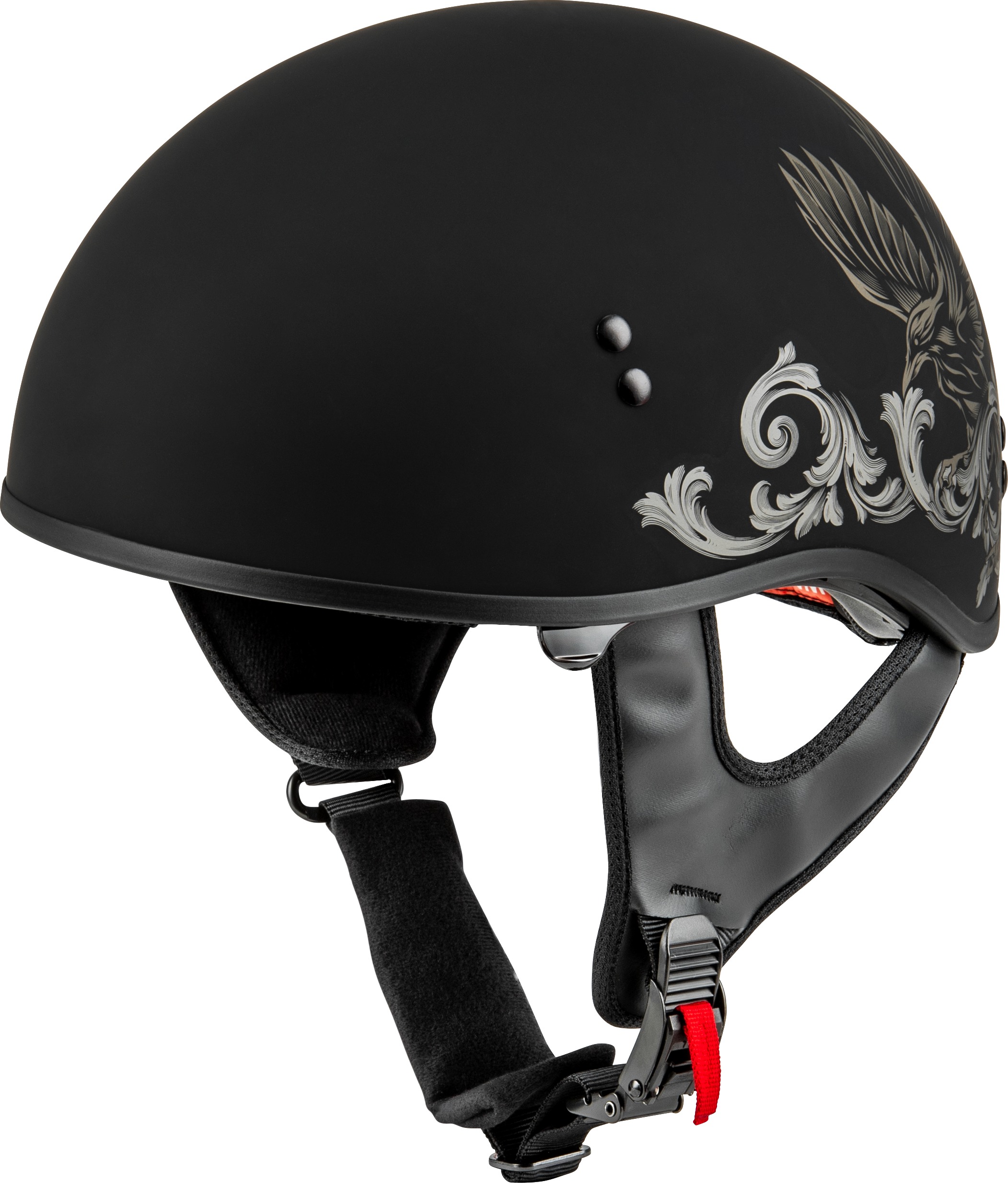 GMAX HH-65 Corvus Helmet Matte Black/Tan Small - For modern riders, Small size - Click Image to Close