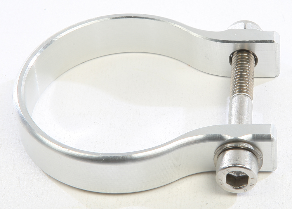 Universal Mounting Strap Clamp Silver 1.875" - Click Image to Close