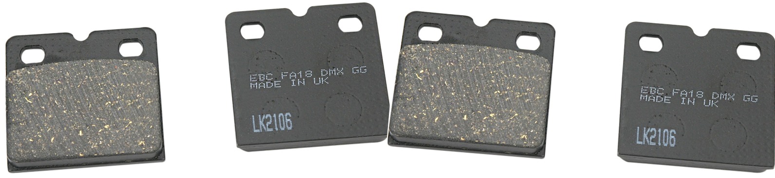 Standard Organic Brake Pads Front Set - Click Image to Close