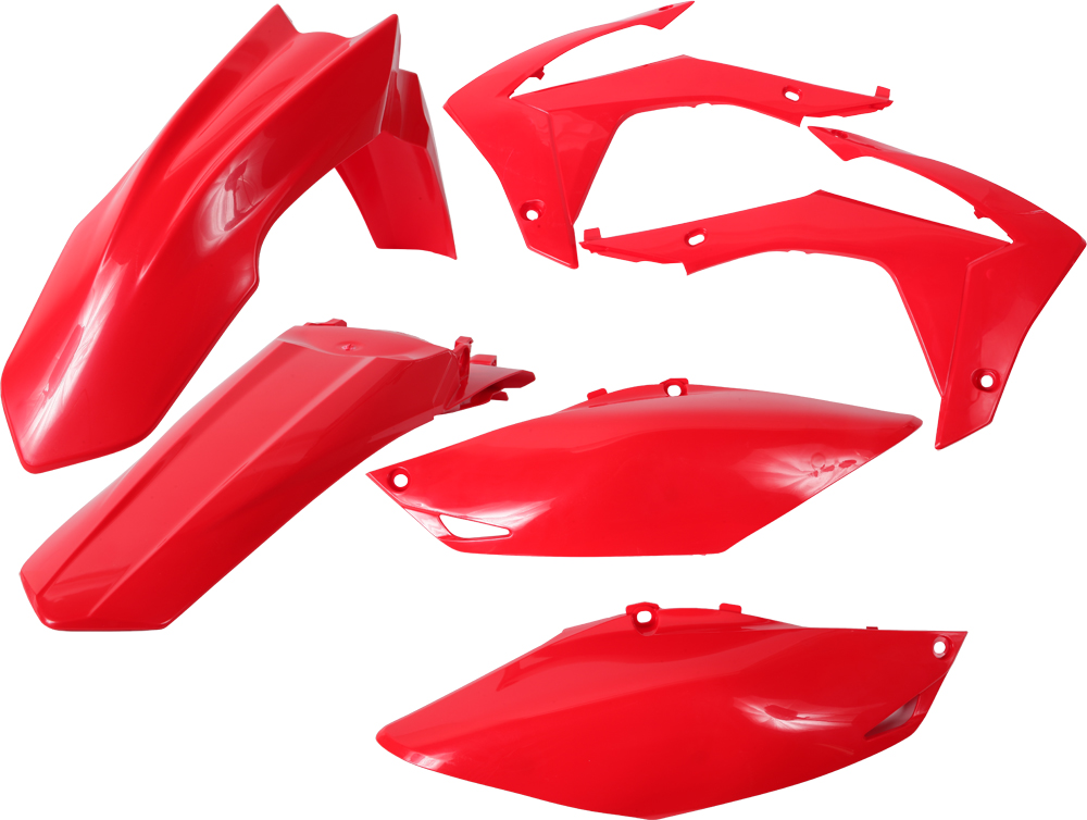 Red Plastic Kit - For 13-16 Honda CRF450R 14-17 CRF250R - Click Image to Close