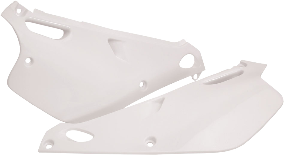 Side Panels - White - For 93-01 Yamaha YZ80 - Click Image to Close