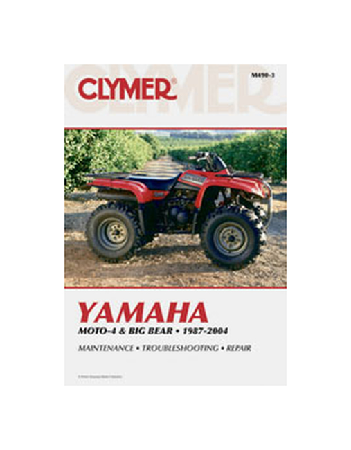 Shop Repair & Service Manual - Soft Cover - YFM350 - Click Image to Close