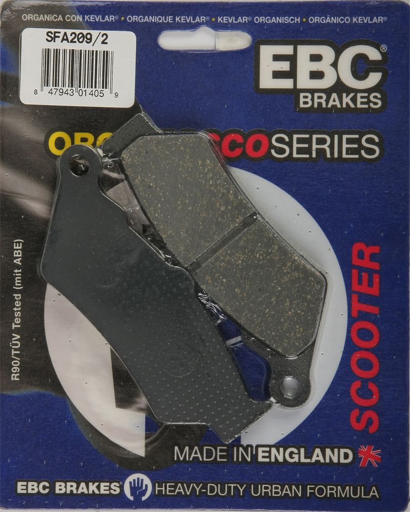 Standard Organic Brake Pads - Click Image to Close