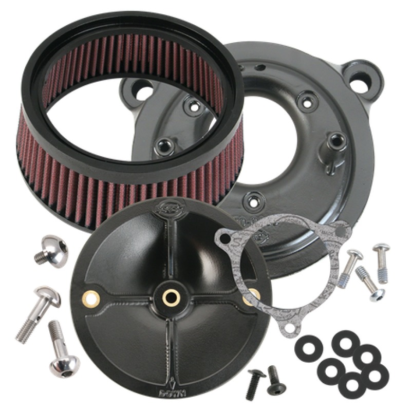 08-16 Tri-Glide & CVO Models Stealth Air Cleaner Kit w/o Cover - Click Image to Close