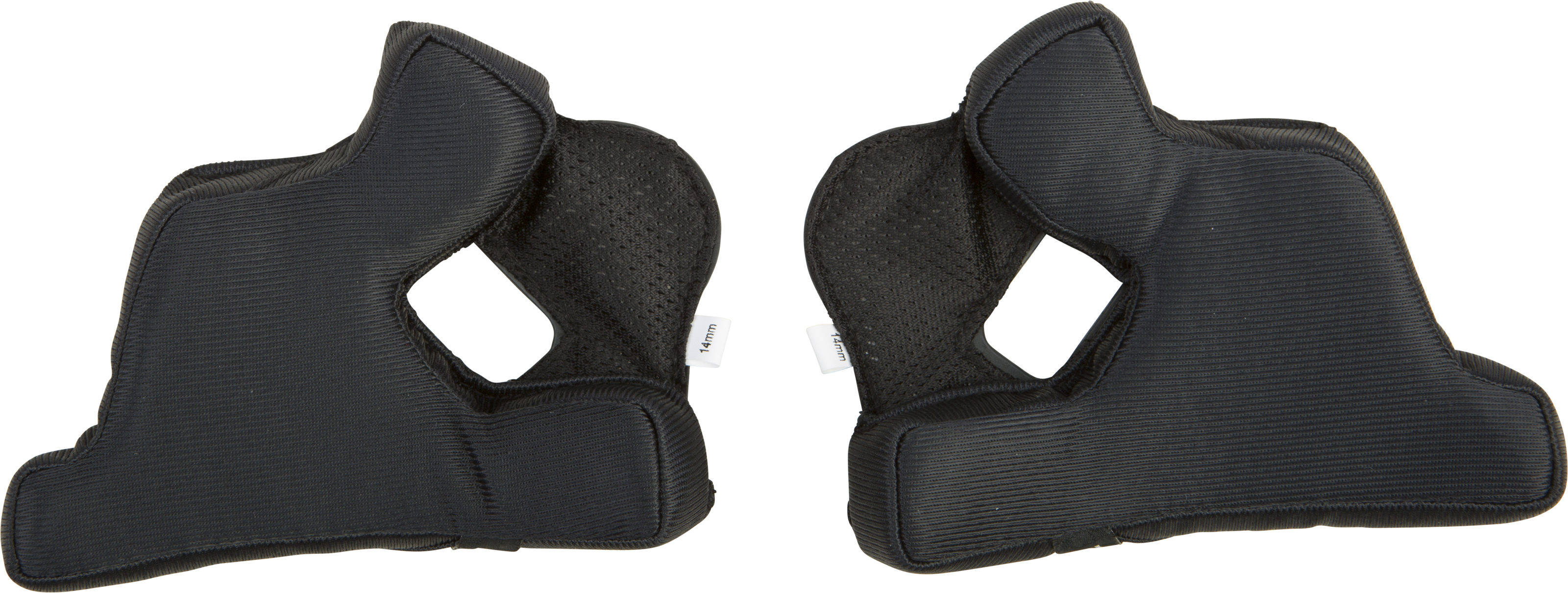 FLY RACING WERX Helmet Cheek Pads 14mm Black For Large - Fits F2 Carbon Werx Helmet - Click Image to Close