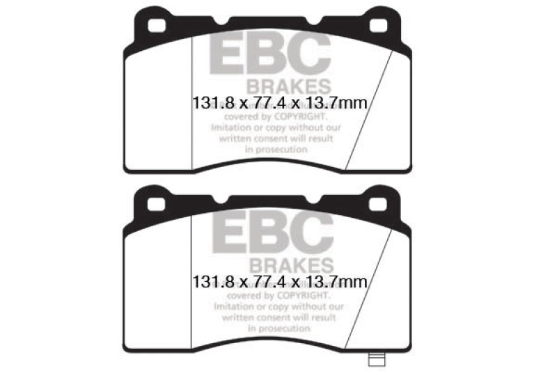 Bluestuff Front Brake Pads - For 09+ Hyundai Genesis Coupe 2.0 Turbo (Brembo) - Click Image to Close