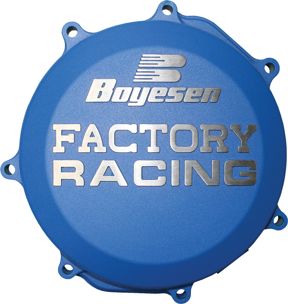 Blue Factory Racing Clutch Cover - For 02-18 Yamaha YZ85 - Click Image to Close