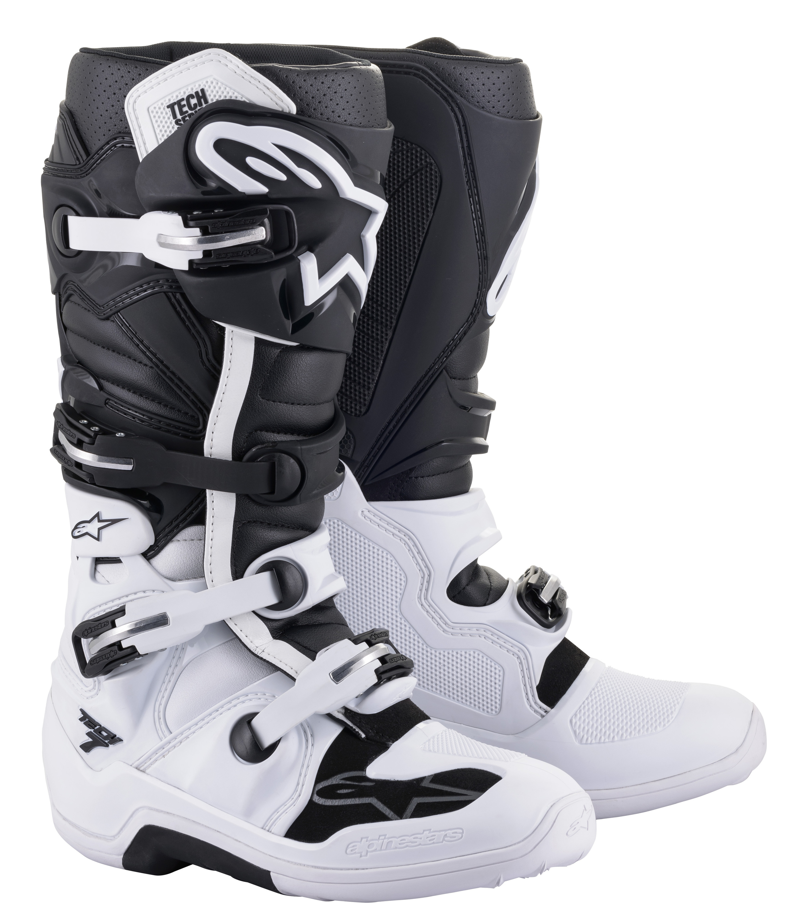 Tech 7 MX Boots White/Black US 09 - Click Image to Close