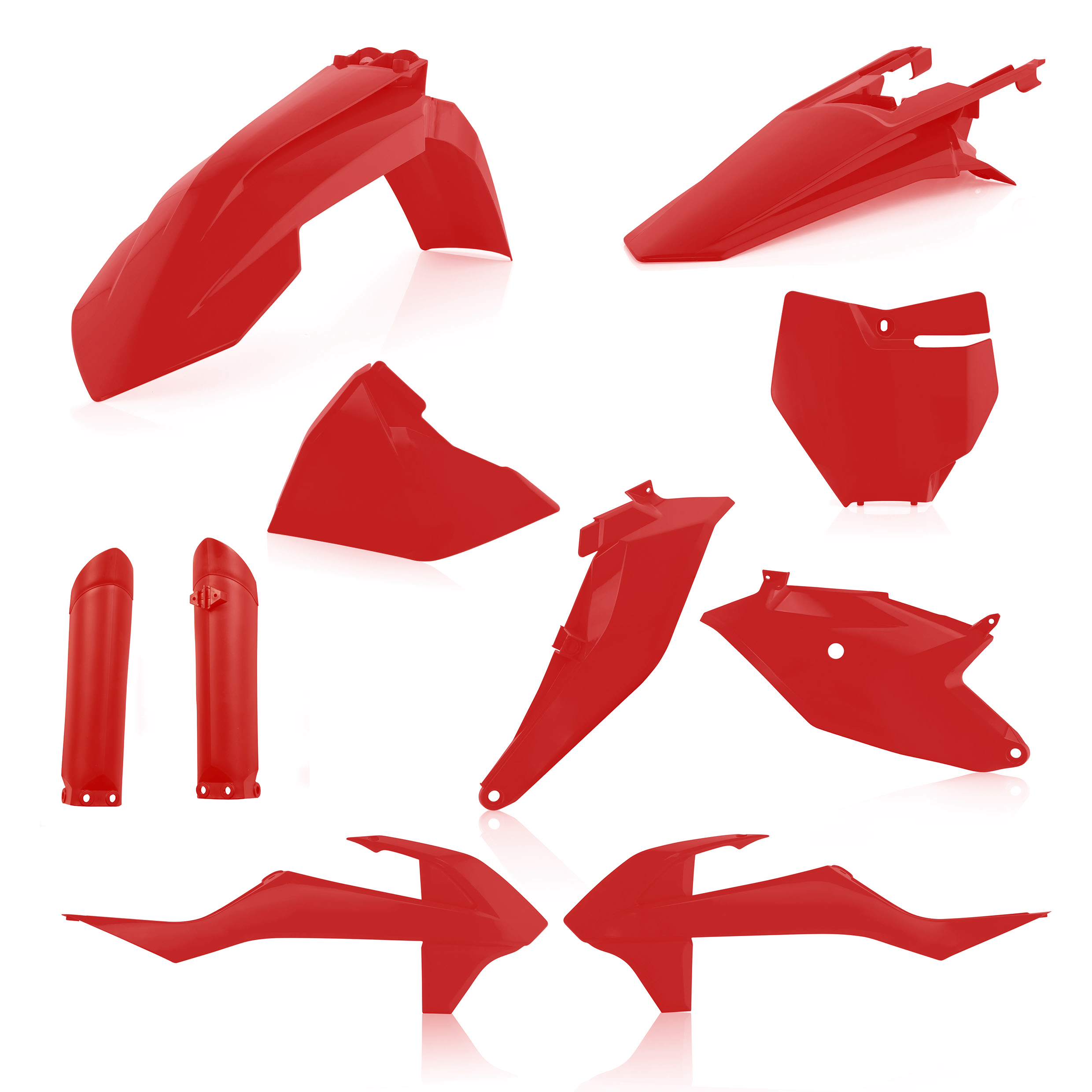 Full Plastic Kit - Red - For 21-23 Gas Gas MC85 - Click Image to Close