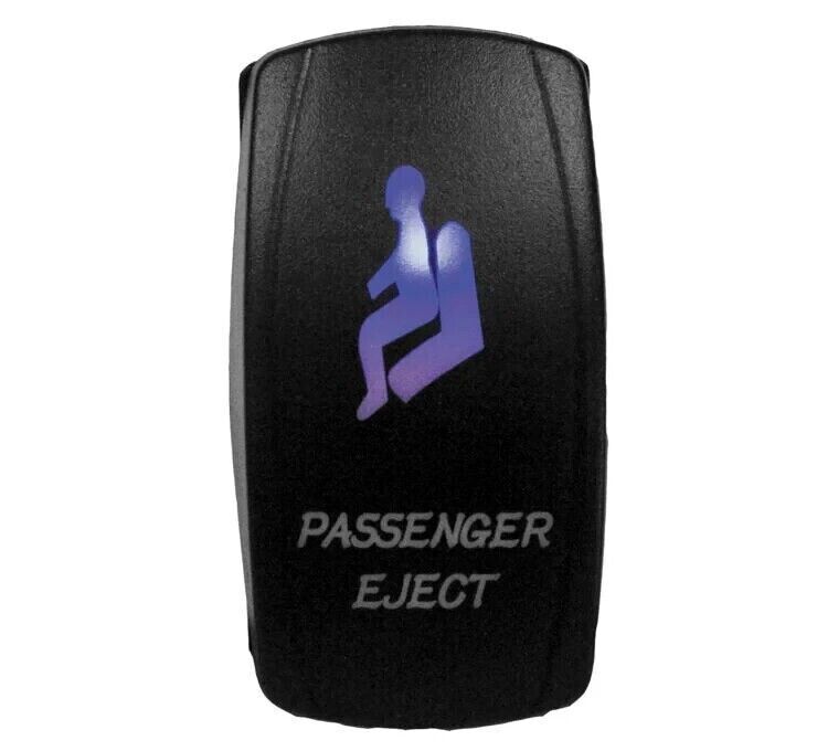 Racing Lighted Switch Pass Eject On/Off Blue - Click Image to Close