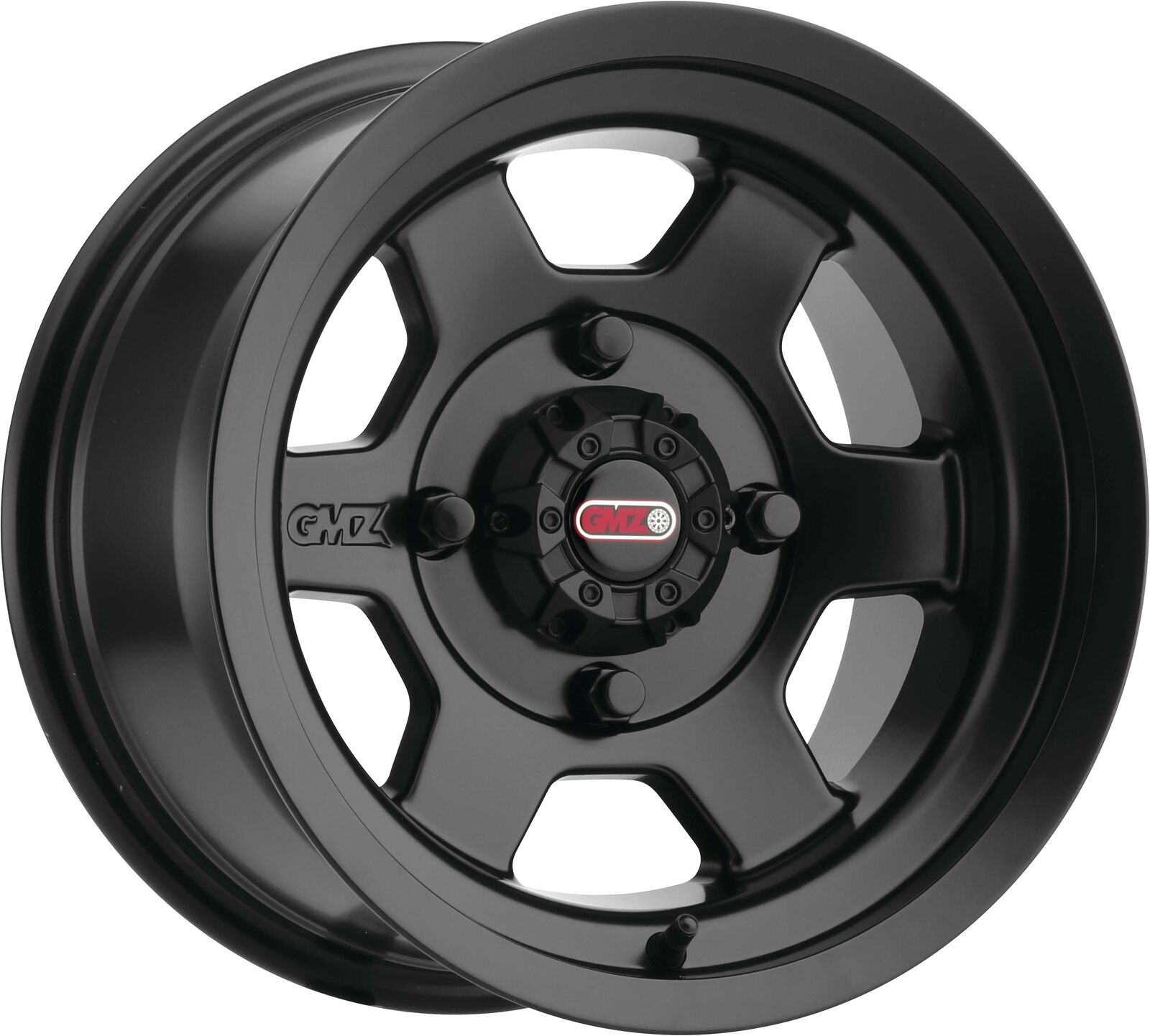 GMZ GZ804 Casino 14x10 5+5/0mm Offset 4x136 110mm CB Matte Black Wheel - Click Image to Close