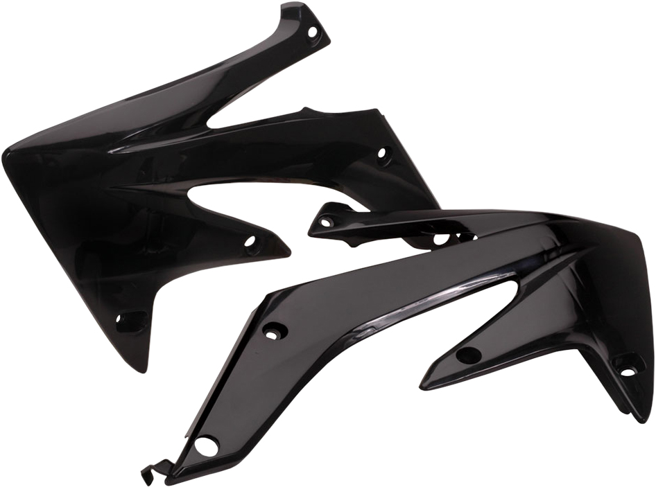 Radiator Shrouds - Black - For 05-08 Honda CRF450R - Click Image to Close