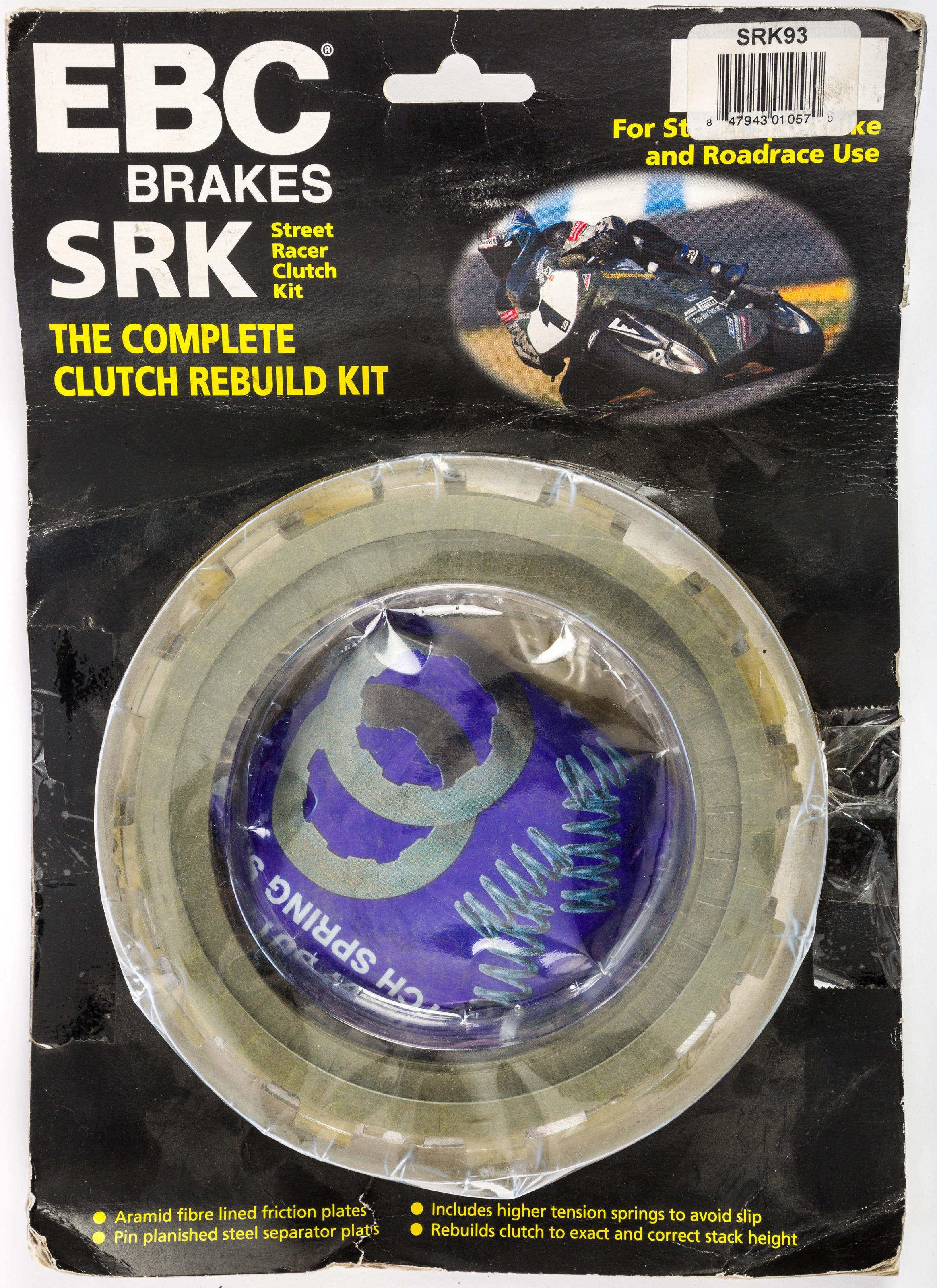 SRK Complete Aramid Fiber Clutch Kit - For 06-08 Yamaha YZF R1 - Click Image to Close