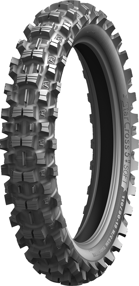 100/90-19 StarCross 5 Soft Rear Motorcycle Tire - TT - Click Image to Close