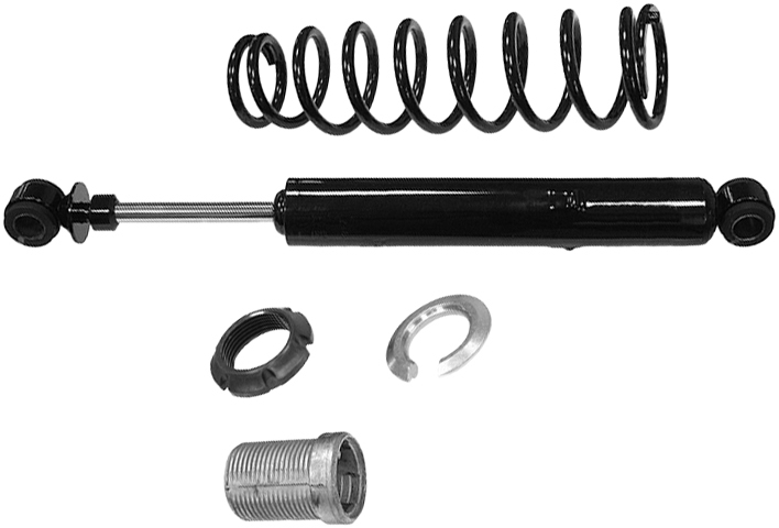 Gas Ski Shock w/Spring - For 14-19 Polaris Indy Adventure LXT - Click Image to Close