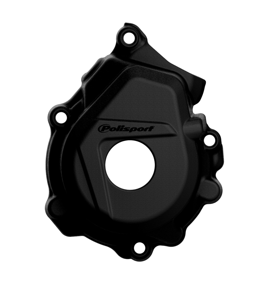 Ignition Cover Protector - Black - For 16-17 KTM 250/350 - Click Image to Close