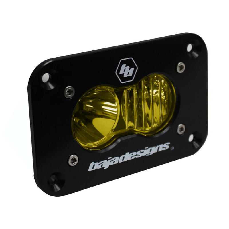 S2 Driving/Combo Flush Mount LED - Amber - Click Image to Close