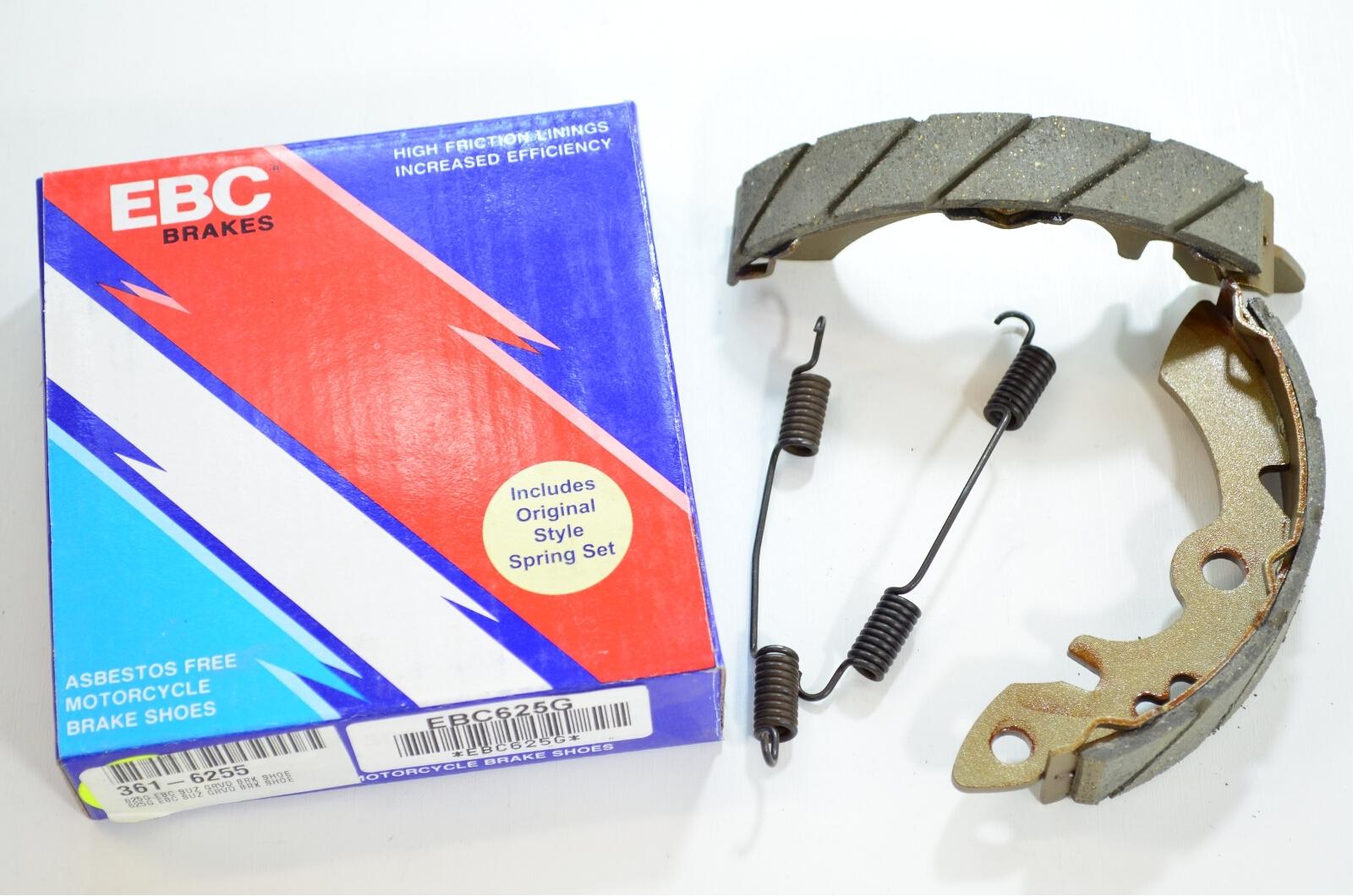 Grooved Organic Brake Shoes - For 85-89 Suzuki LT 230/250/300 - Click Image to Close