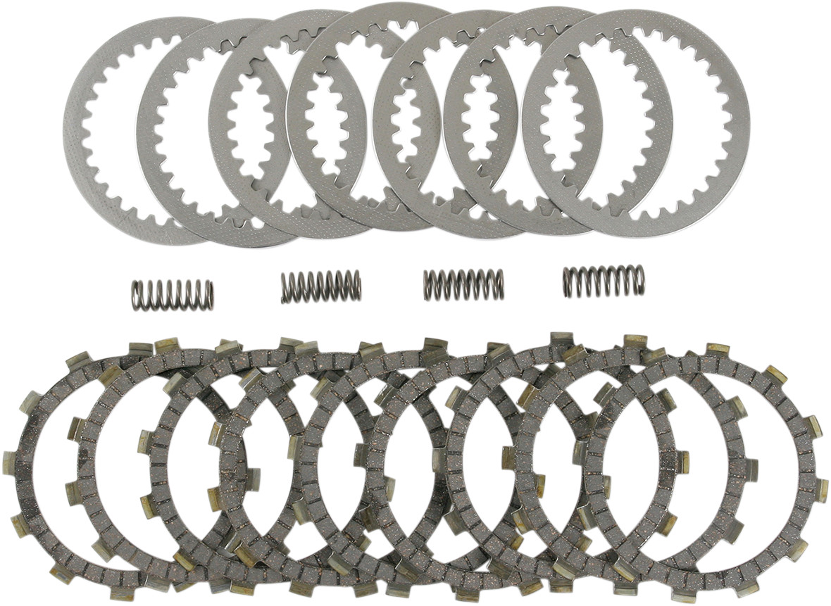 DRC Complete Clutch Kit - Cork CK Plates, Steels, & Springs - For 88-91 Suzuki RM125 - Click Image to Close