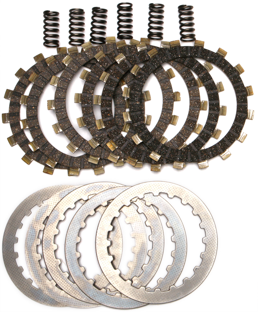 DRC Complete Clutch Kit - Cork CK Plates, Steels, & Springs - For 86-87 Yamaha YZ125 - Click Image to Close