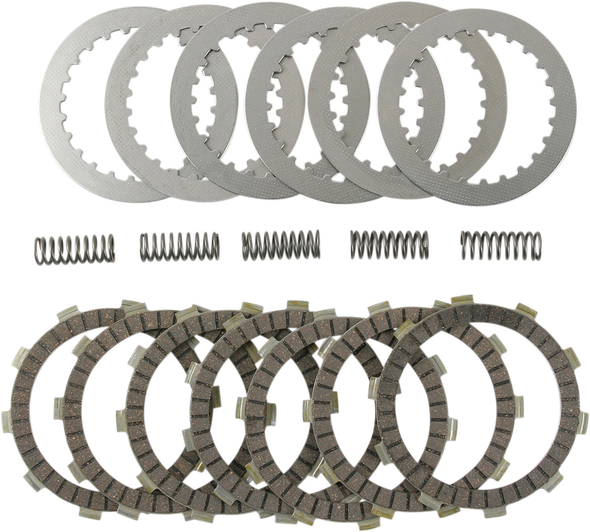 DRC Complete Clutch Kit - Cork CK Plates, Steels, & Springs - Honda TRX250 ATC250 - Click Image to Close