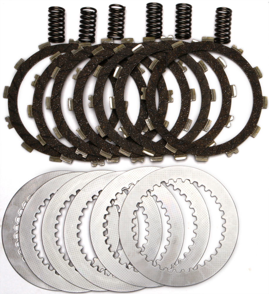 DRC Complete Clutch Kit - Cork CK Plates, Steels, & Springs - For 94-02 Kawasaki KX125 - Click Image to Close