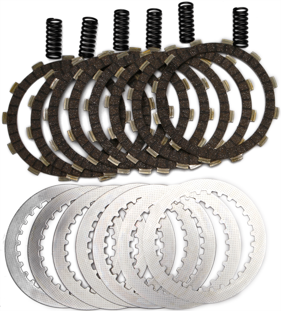 DRC Complete Clutch Kit - Cork CK Plates, Steels, & Springs - For 94-07 Honda CR250R - Click Image to Close