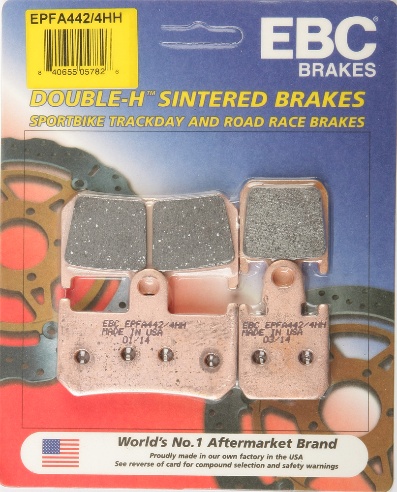 Sintered Extreme Pro Brake Pads - For 07-14 Yamaha R1 - Click Image to Close