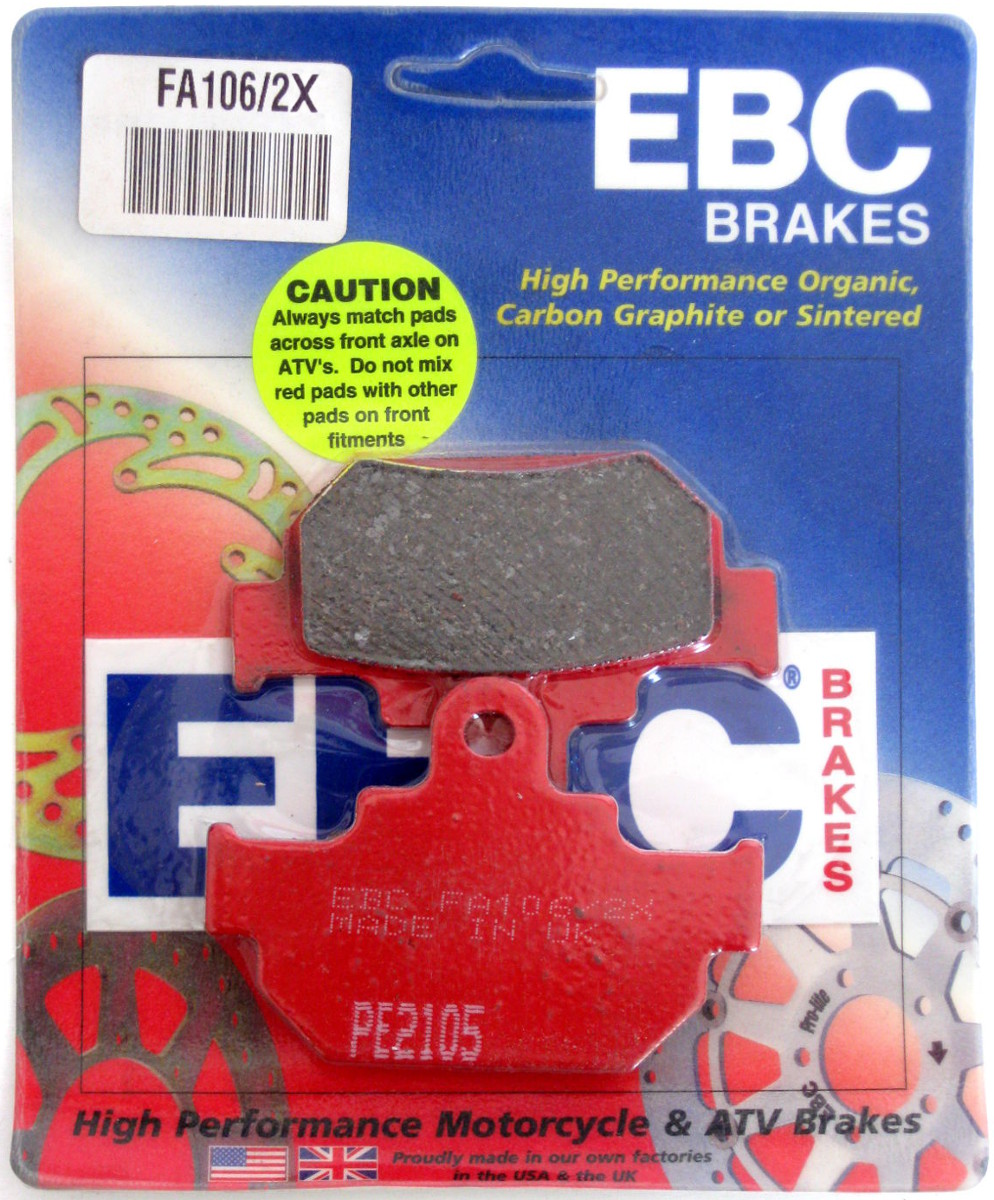 Standard Organic Brake Pads - For 1985 Suzuki SP600F - Click Image to Close