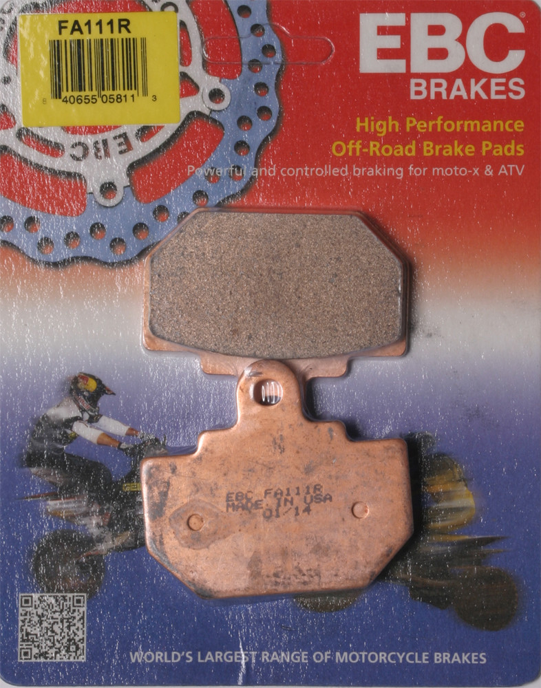 Long Life Sintered Brake Pads - Honda FL350/400 Odyssey/Pilot - Click Image to Close