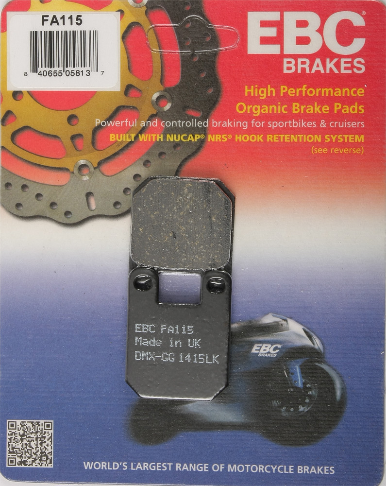 Standard Organic Brake Pads - KTM Gas Gas Ducati Husqvaran Beta - Click Image to Close