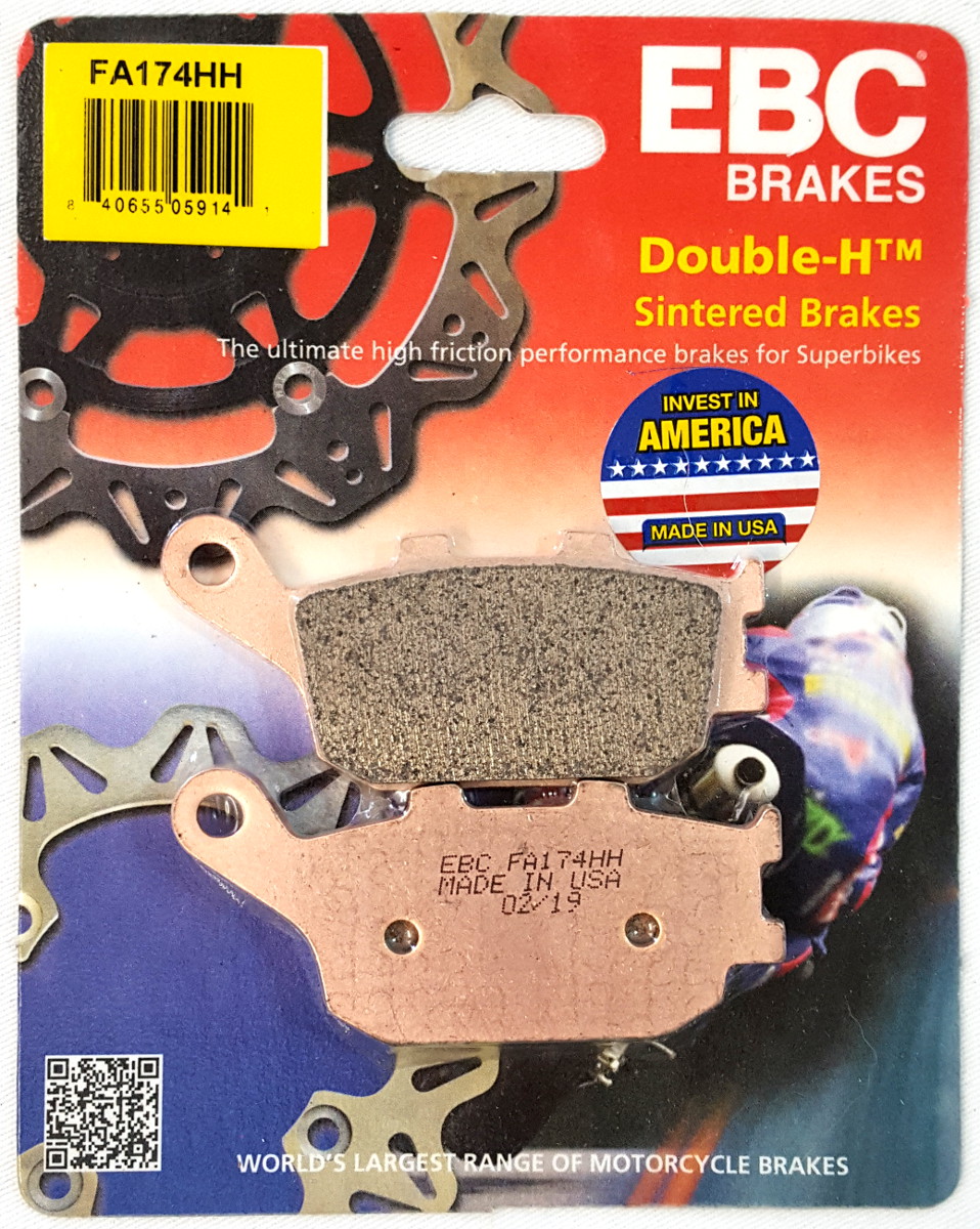 Sintered Double-H Rear Brake Pads - Click Image to Close