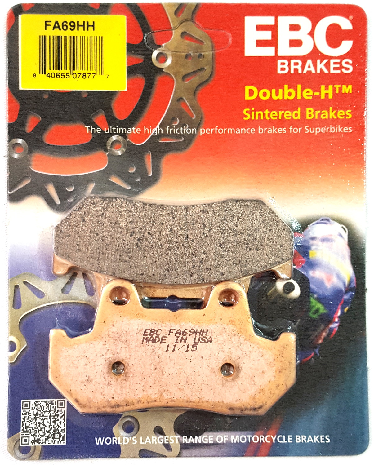 Sintered Double-H Brake Pads - Click Image to Close