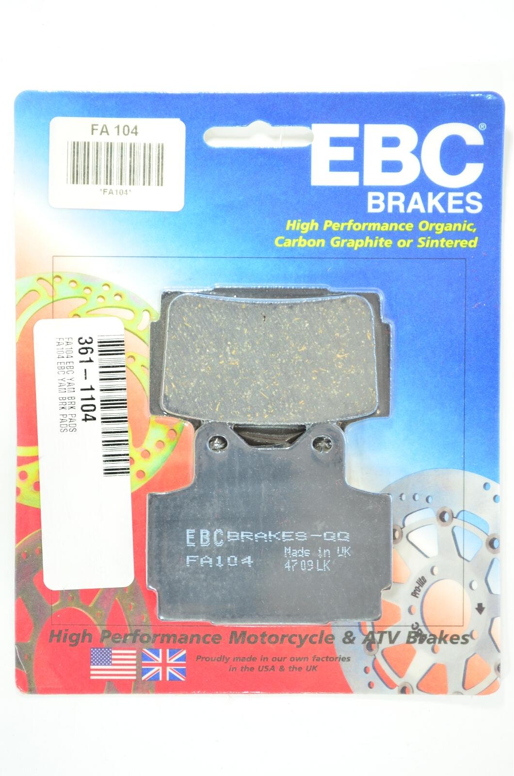 Standard Organic Brake Pads - Click Image to Close