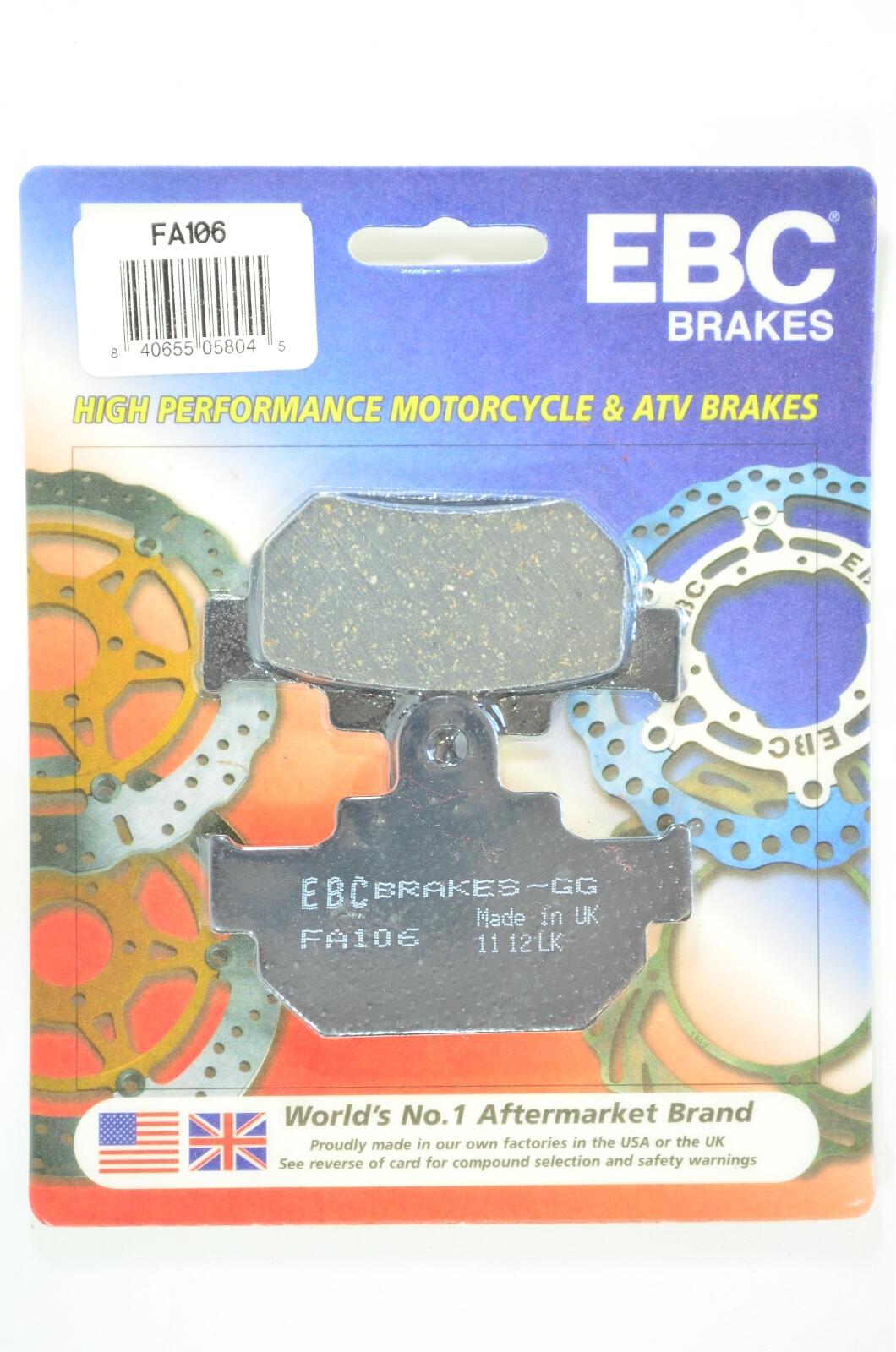 Standard Organic Brake Pads - Click Image to Close