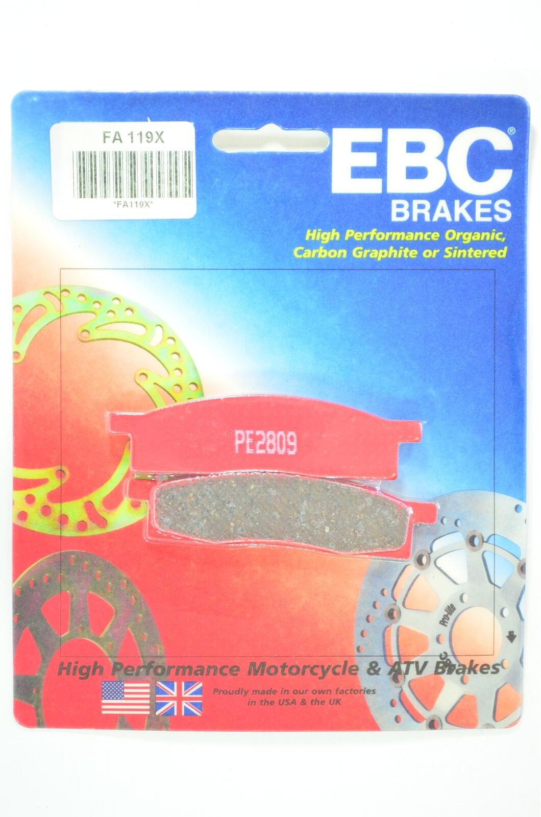 Front Standard Organic Brake Pads - For 00-15 TTR125L & 86-20 YZ80 YZ85 - Click Image to Close