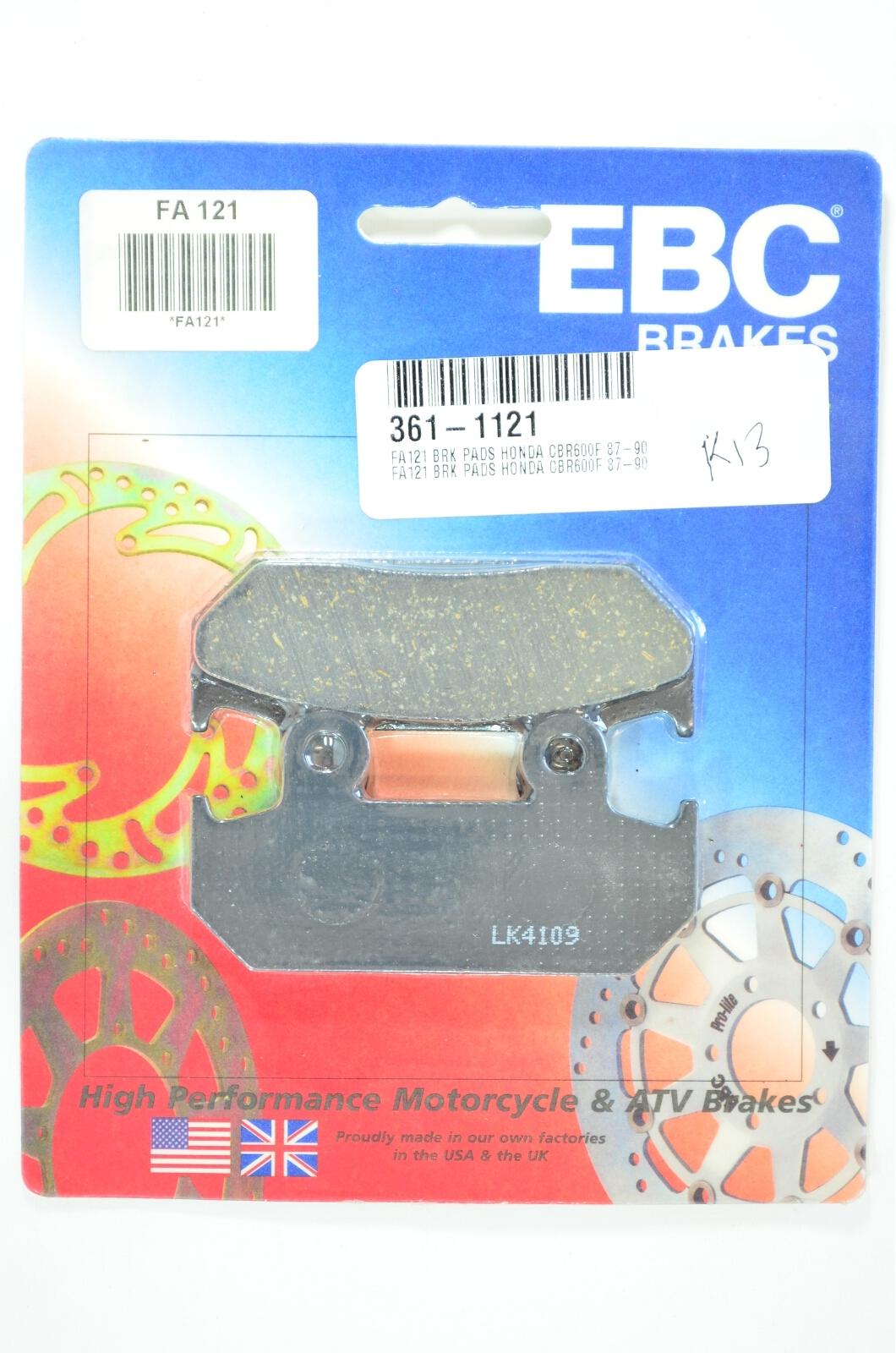 Front Organic Brake Pads - Click Image to Close